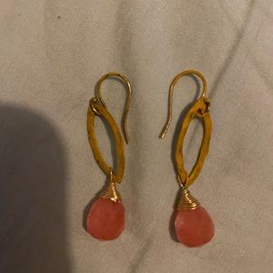 Stone earrings